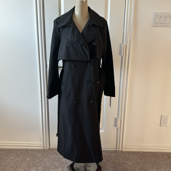 Bernardo black Trench Coat in M - Picture 6 of 11
